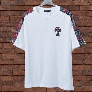 Chrome Hearts Men's White Short Sleeve T-Shirt
